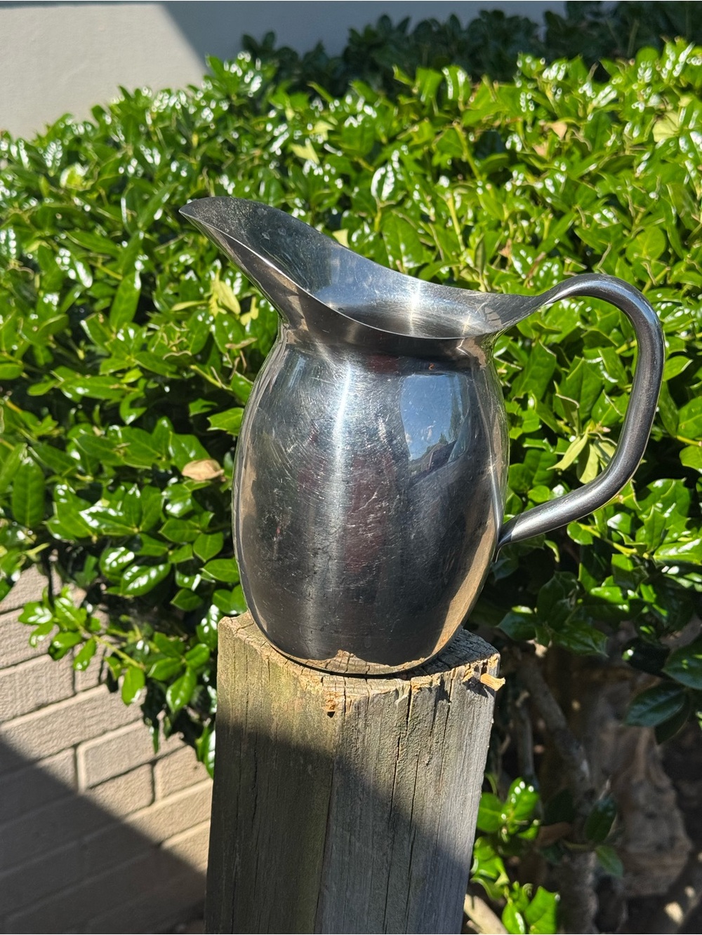 Silver Metal Pitcher Jug - Polished Serveware